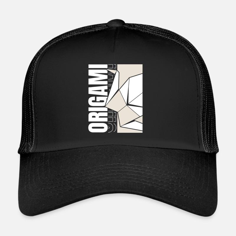 Folding Owl Paper Crane Master Origami Trucker Cap