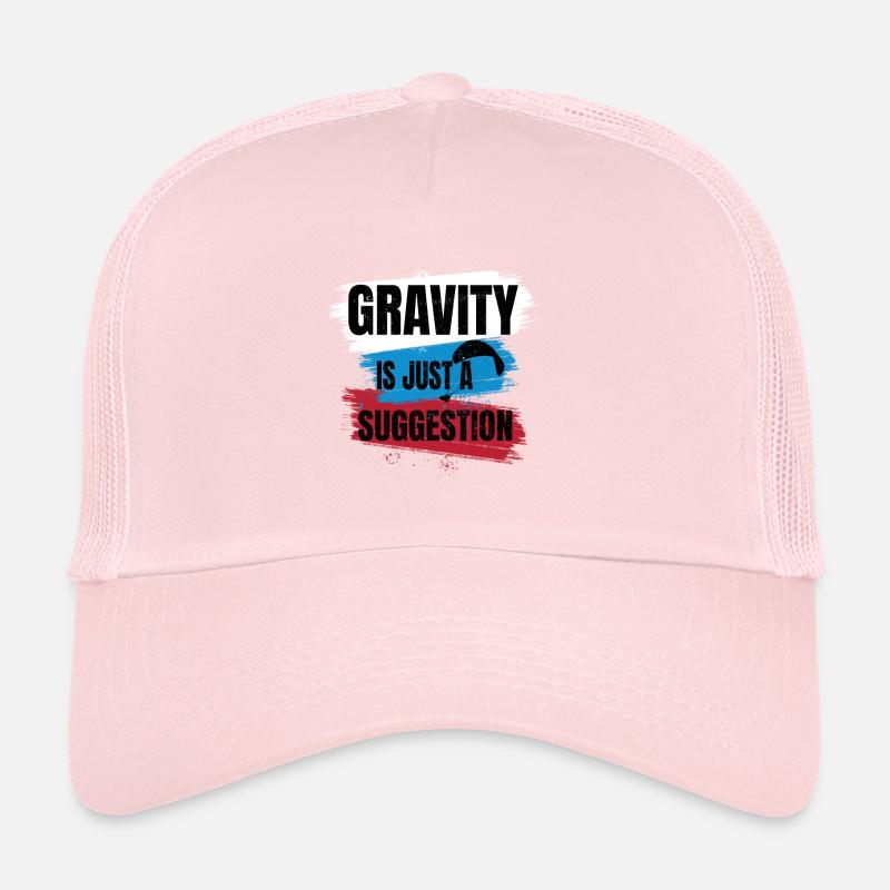 Gravity Is Just a Suggestion – Paragliding Trucker Cap