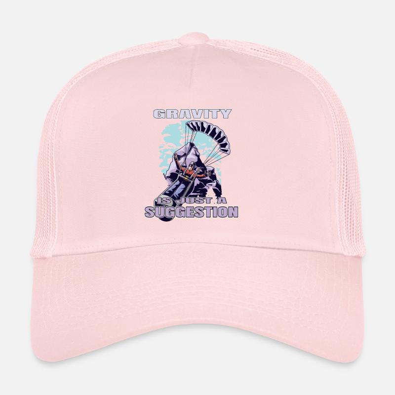 Gravity Is Just a Suggestion – Paragliding Trucker Cap