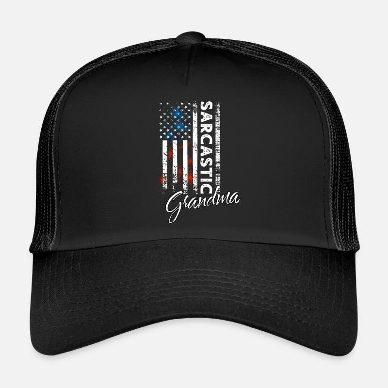 Mamie sarcastique Casquette trucker 