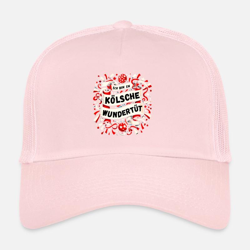 Karneval Köln Kölsch Rut Wiess Kölner Kölnerin Fun Casquette trucker 