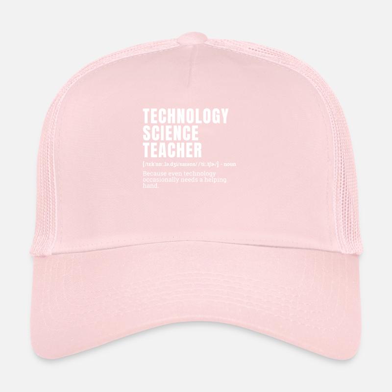 Drôle Technologie Professeur de sciences Définition Humour Casquette trucker 