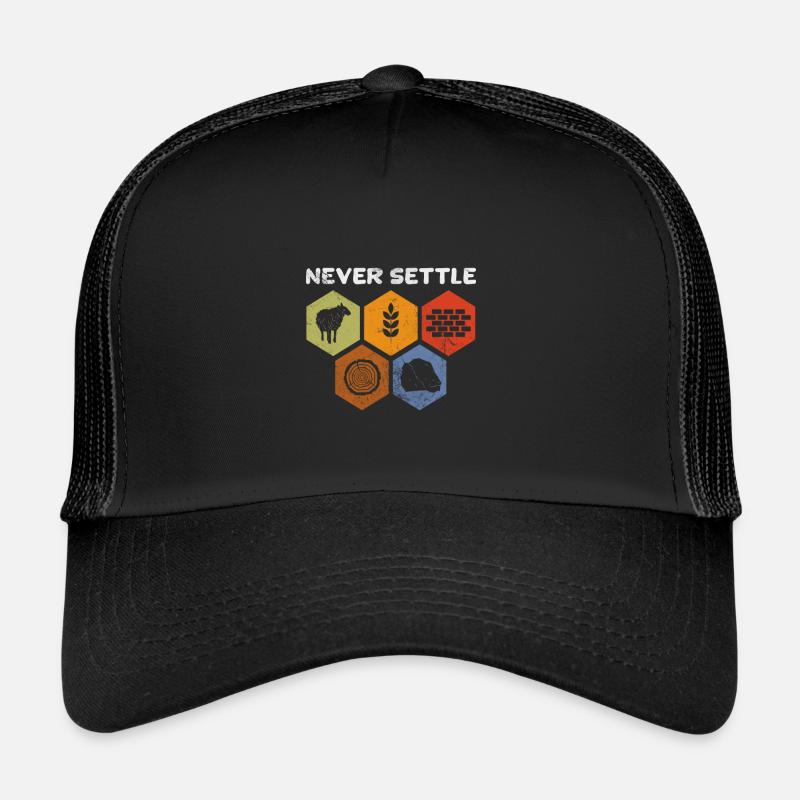 Board game - Trucker Cap - black/black