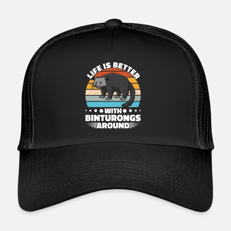 Binturong Marderbär Schleichkatze Trucker Cap