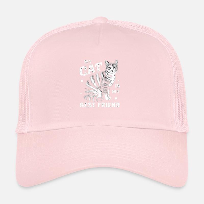 Mon chat est mon meilleur ami Casquette trucker 