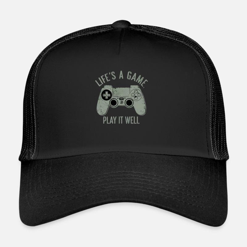 Das Leben ist ein Spiel, spiel es gut, Gamecontroller Trucker Cap