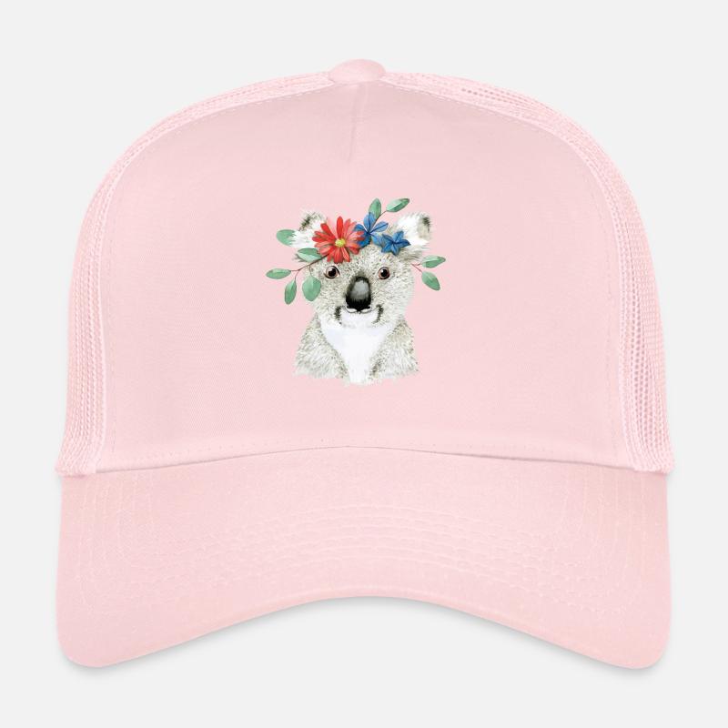 Koalabear Phascolarctos Cinereus Eucalyptus Lover Casquette trucker 