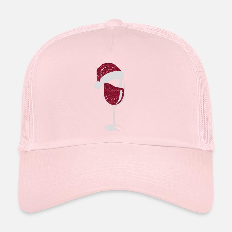 Verre à vin de Noël élégant Casquette trucker 