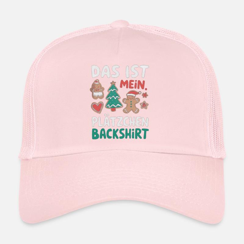 Cookie Baking Shirt Funny Christmas Design Trucker Cap