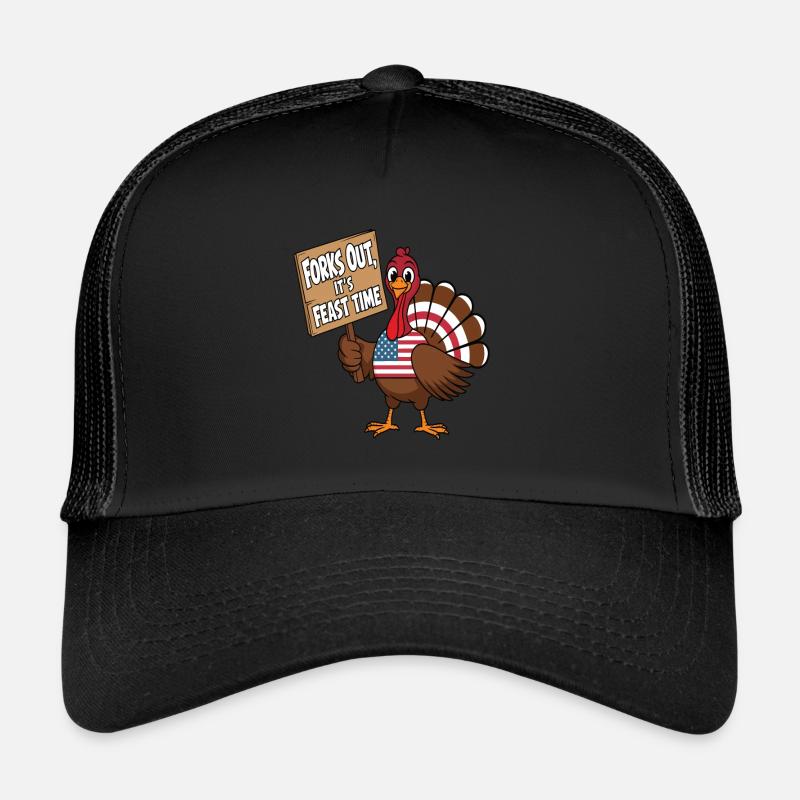 Dinde drôle de Thanksgiving Casquette trucker 