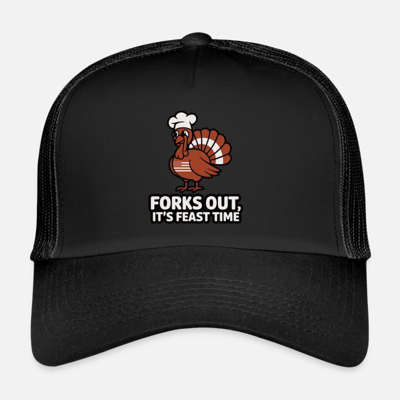 Dinde drôle de Thanksgiving Casquette trucker 