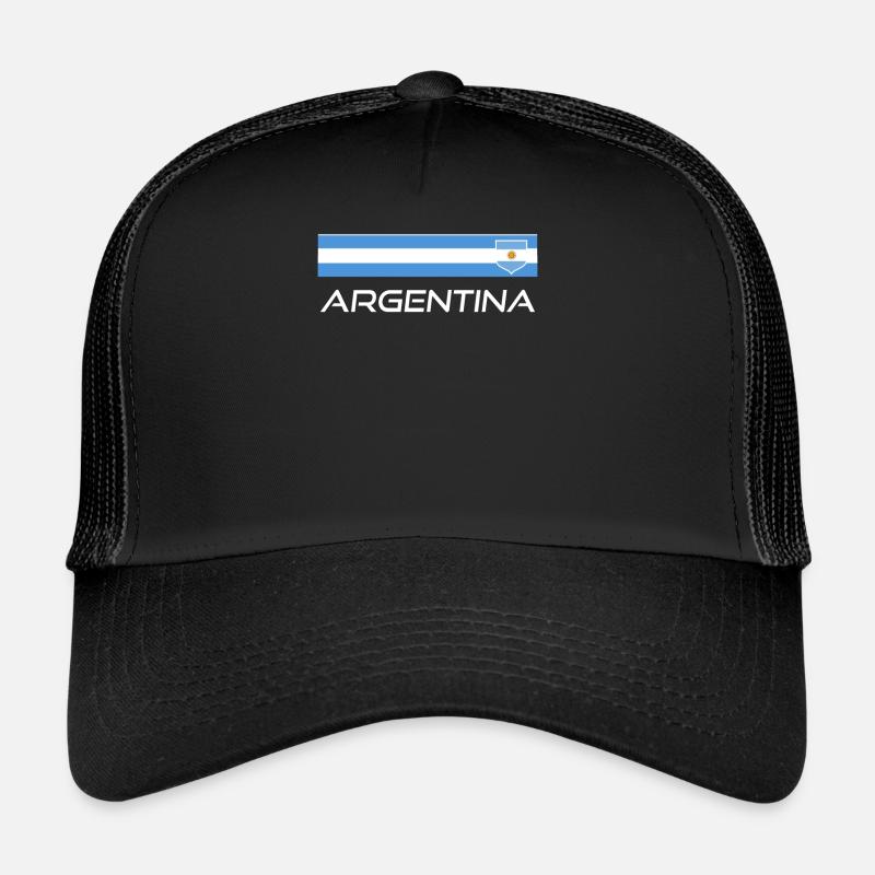 Argentina Gift Argentina Argentine Flag Trucker Cap