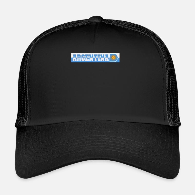Argentina Gift Argentina Argentine Flag Trucker Cap