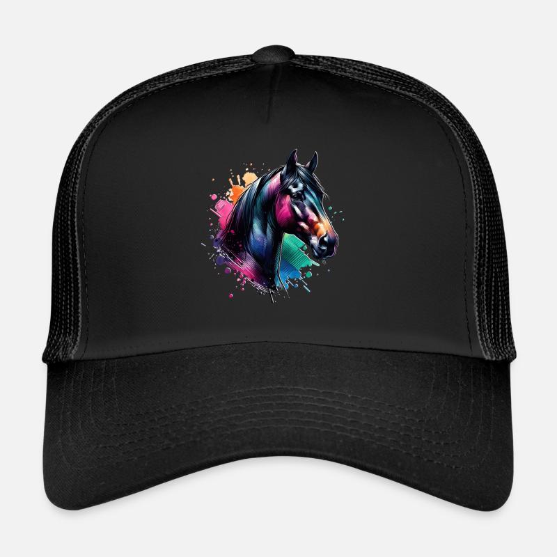 Cheval de trait irlandais motif cheval Casquette trucker 