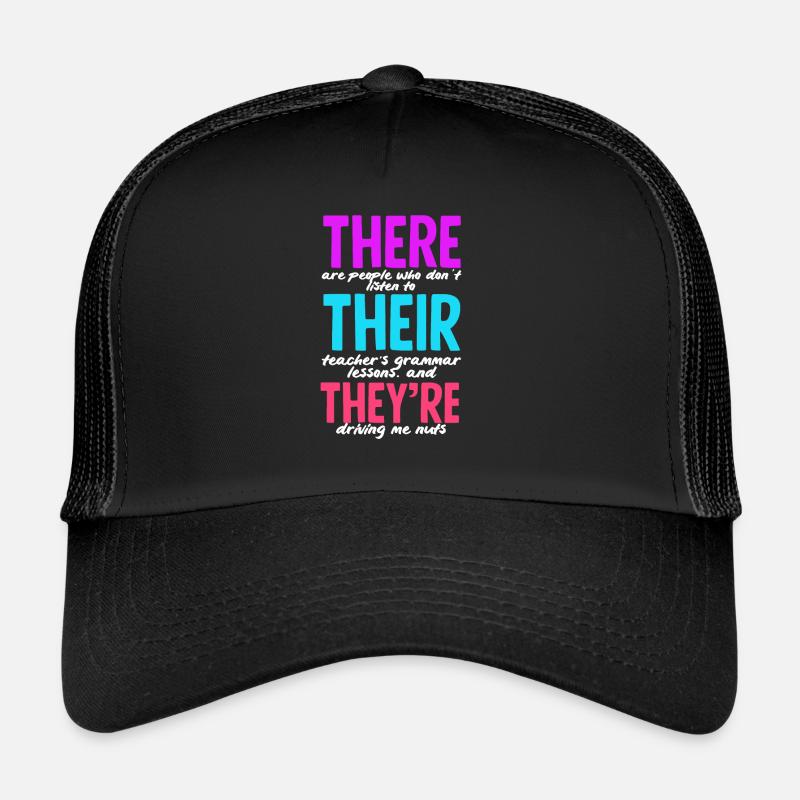 Drôle de professeur Cadeau d’enseignant Casquette trucker 