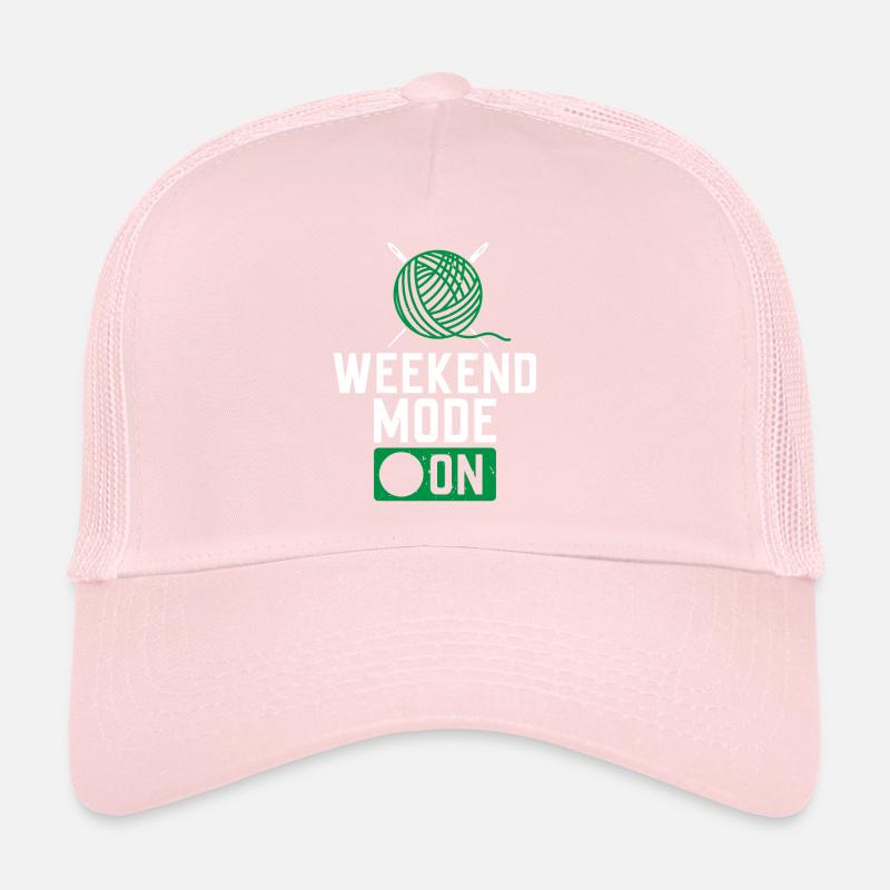 Weekend Mode On - Crocheting Crocheter Trucker Cap