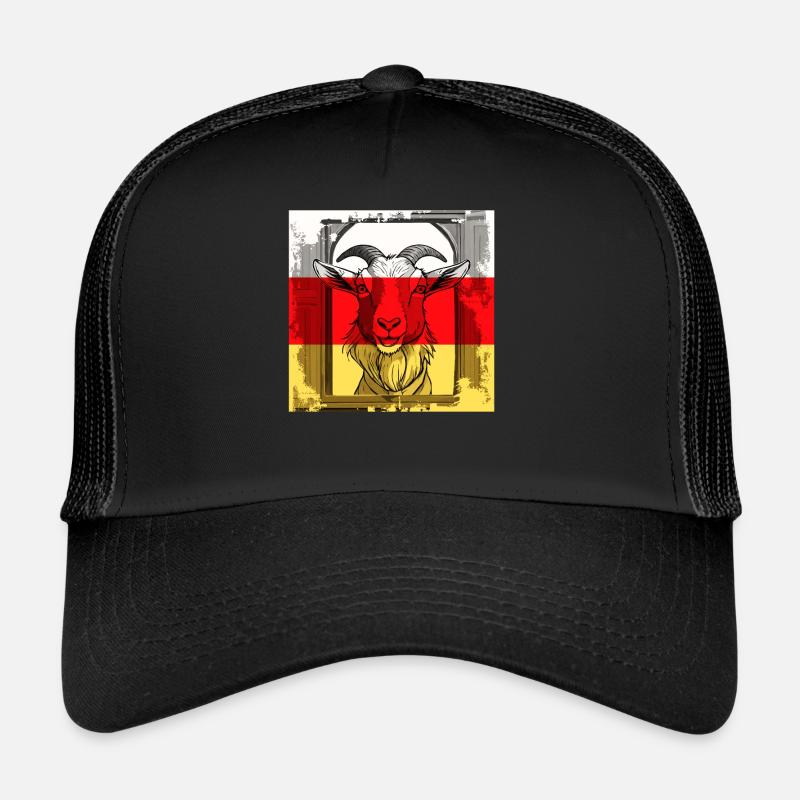 ZIEGE STALL - Trucker Cap - Schwarz/Schwarz