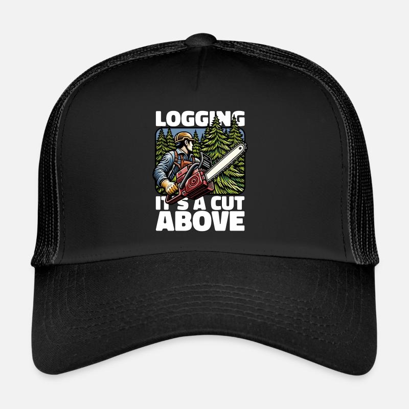 L’exploitation forestière est un cran au-dessus du bûcheron Casquette trucker 