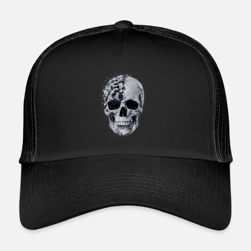 Zerfallener Schädel Trucker Cap