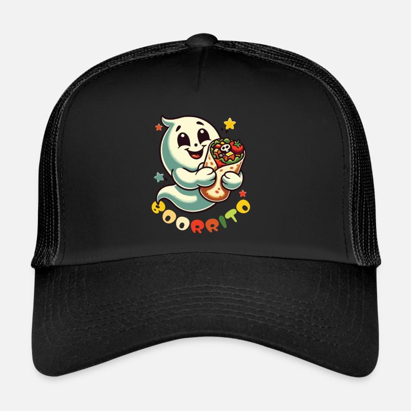 Booorrito Ghost pour les fans de burrito Casquette trucker 
