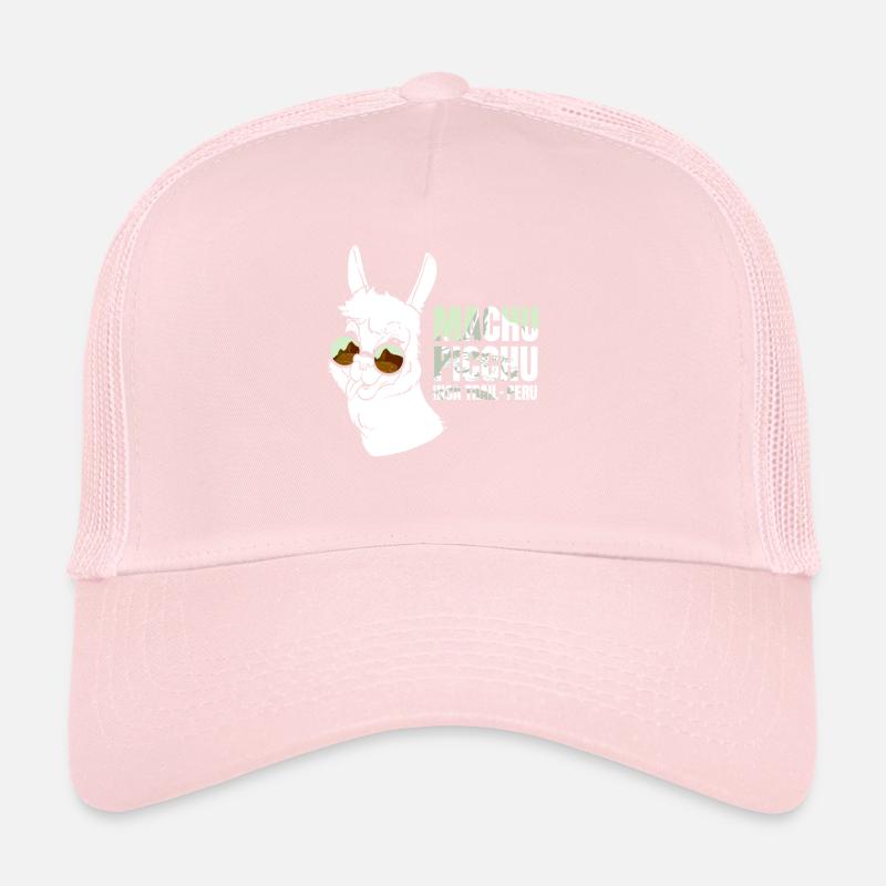 Machu Picchu Lama Inca Trail Peru Trucker Cap