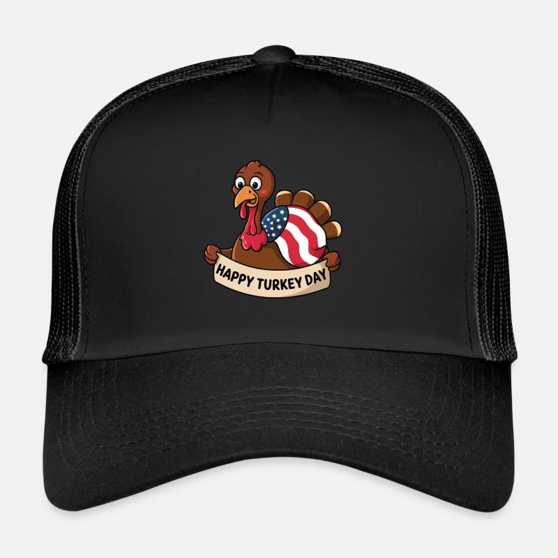 Dinde drôle de Thanksgiving Casquette trucker 