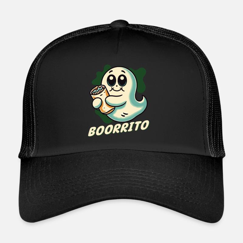 Ghost Boorrito pour les amateurs de burrito Casquette trucker 