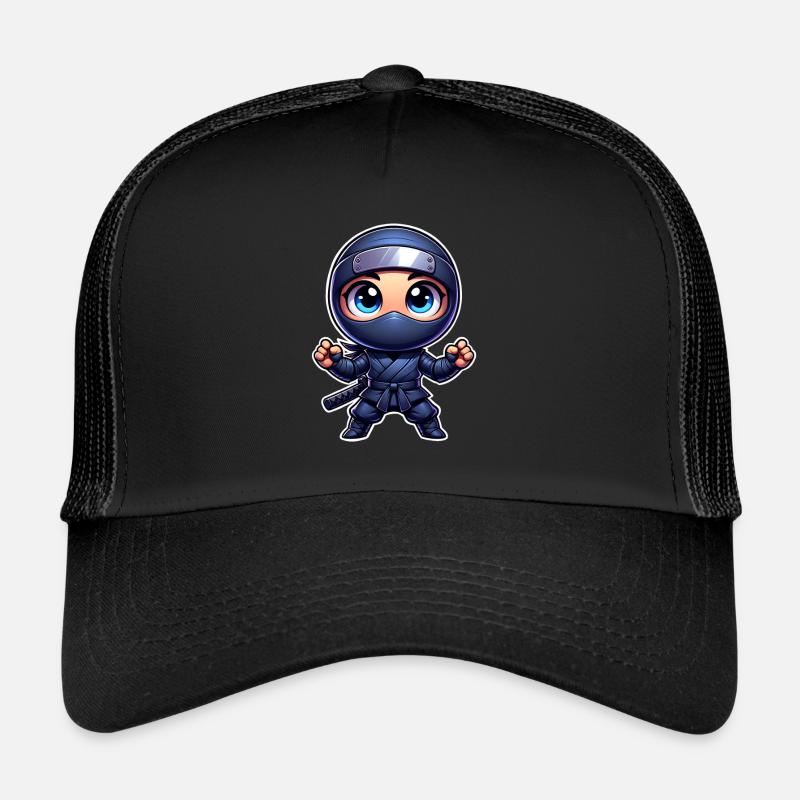 Ninja - Trucker Cap - black/black