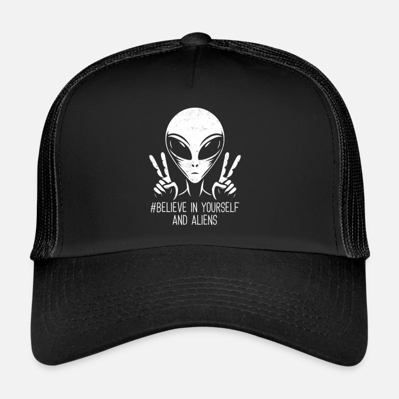 Alien - Trucker Cap - Schwarz/Schwarz