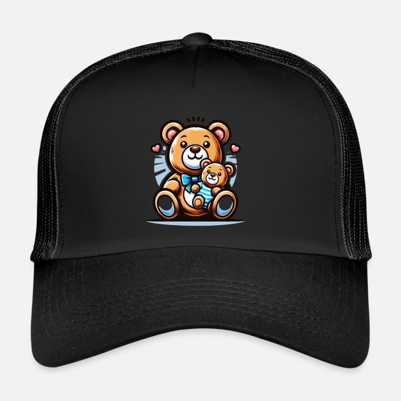 Ours mignons avec des cœurs Casquette trucker 