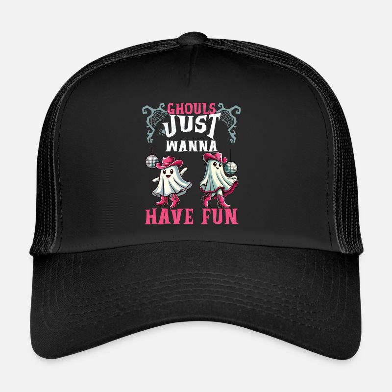 Les goules veulent juste s’amuser Ghost Party Casquette trucker 