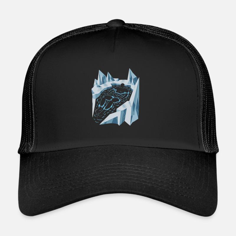 Kältetherapie Design - Eisbad Liebhaber Motiv Trucker Cap