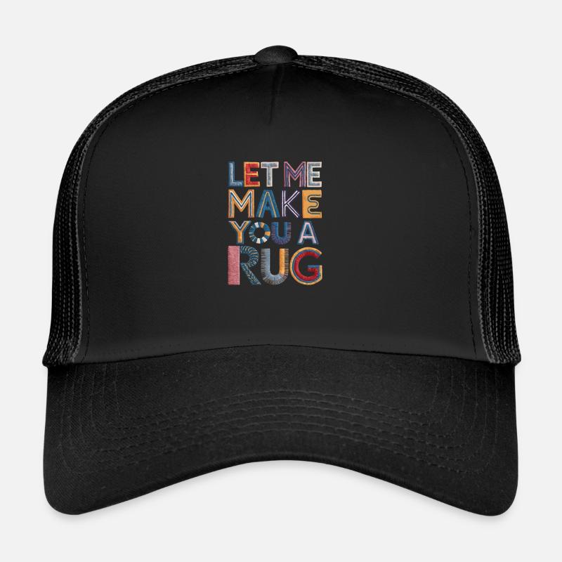 Diy-teppich Lustiger Teppich Tufting Trucker Cap