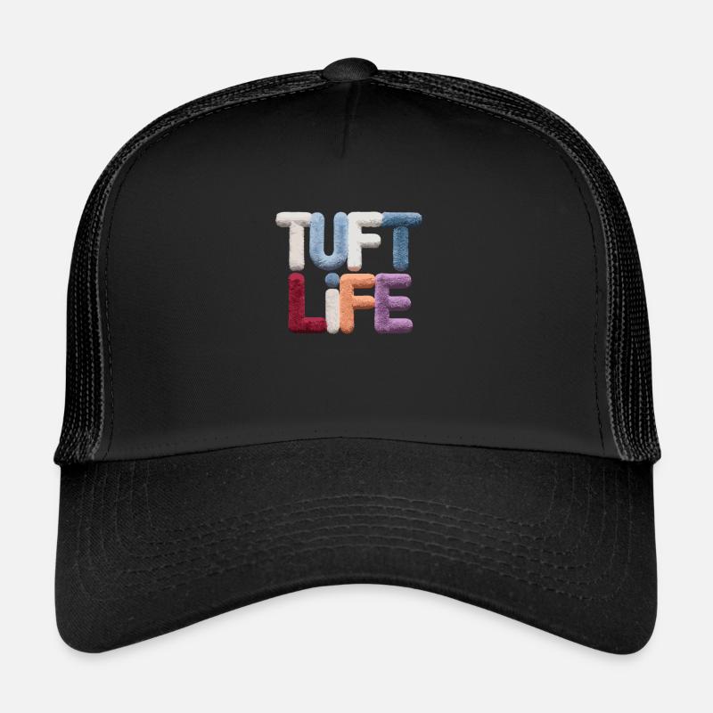 Tapis de bricolage Tapis drôle Tufting Casquette trucker 