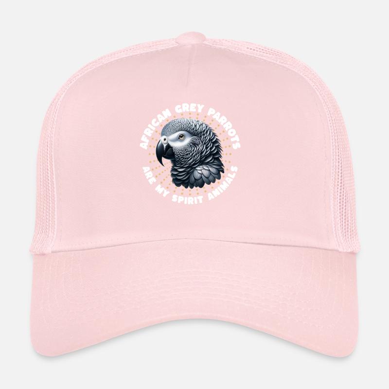 Drôle de dictons de perroquet gris Casquette trucker 