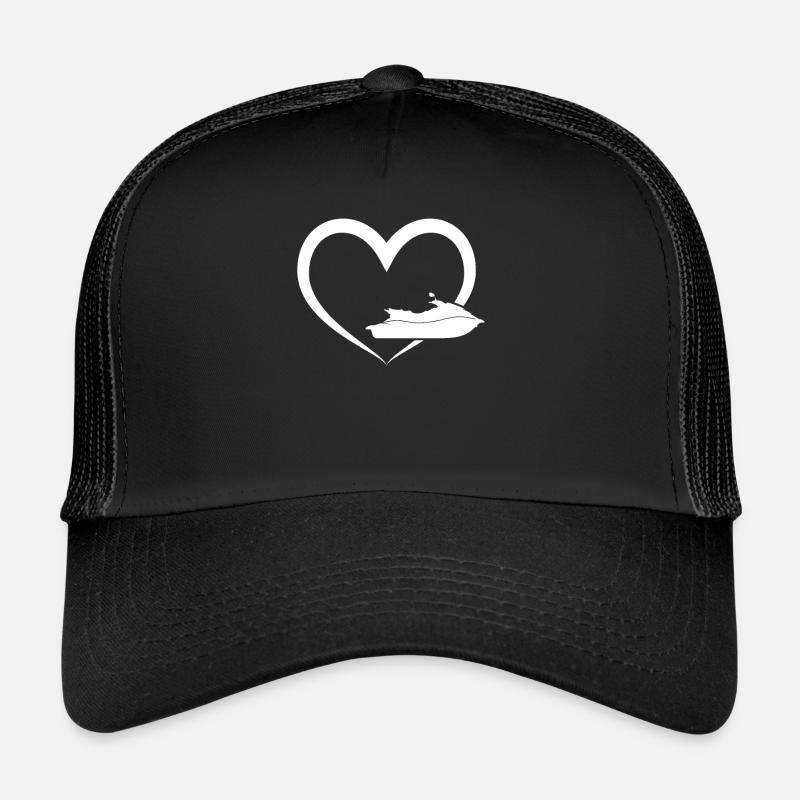 Jet Ski Coeur Jet Ski Lover Jet Ski Casquette trucker 