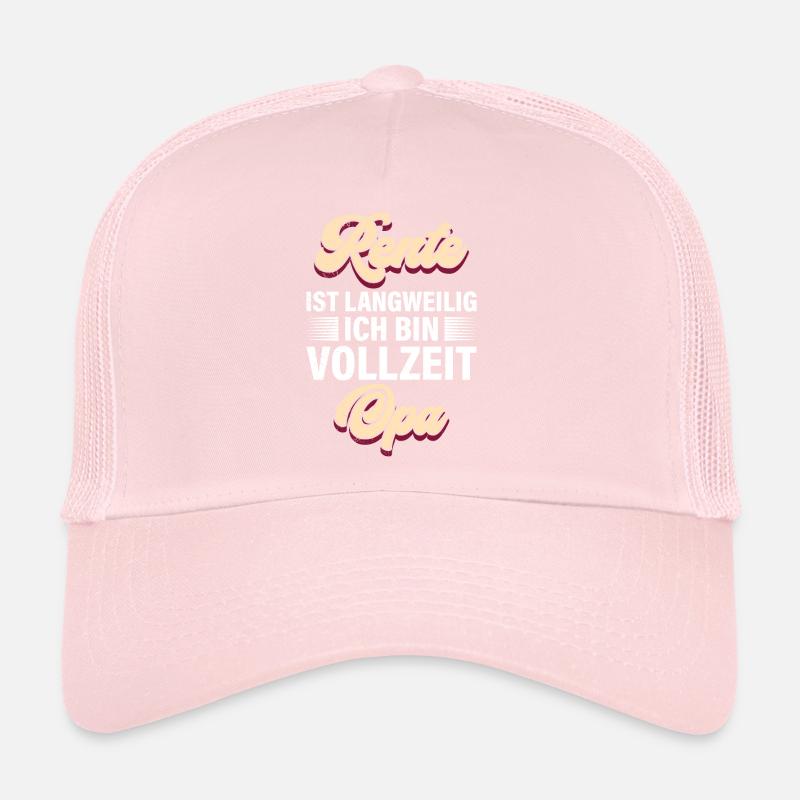 RENTE IST LANGWEILIG ICH BIN VOLLZEIT OPA Lustig Trucker Cap