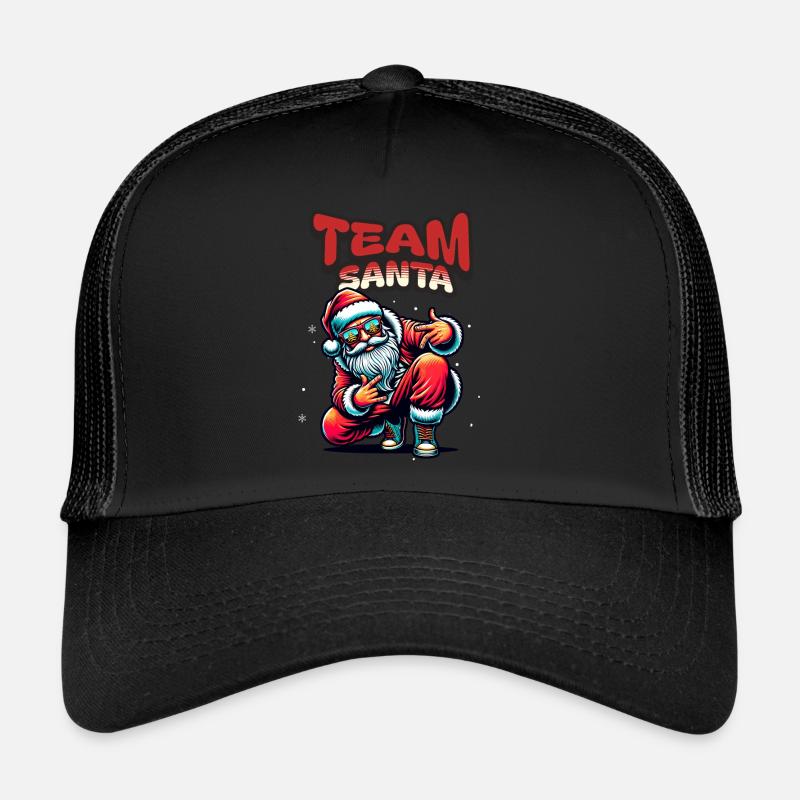 Le Père Noël danse à Noël drôle Casquette trucker 