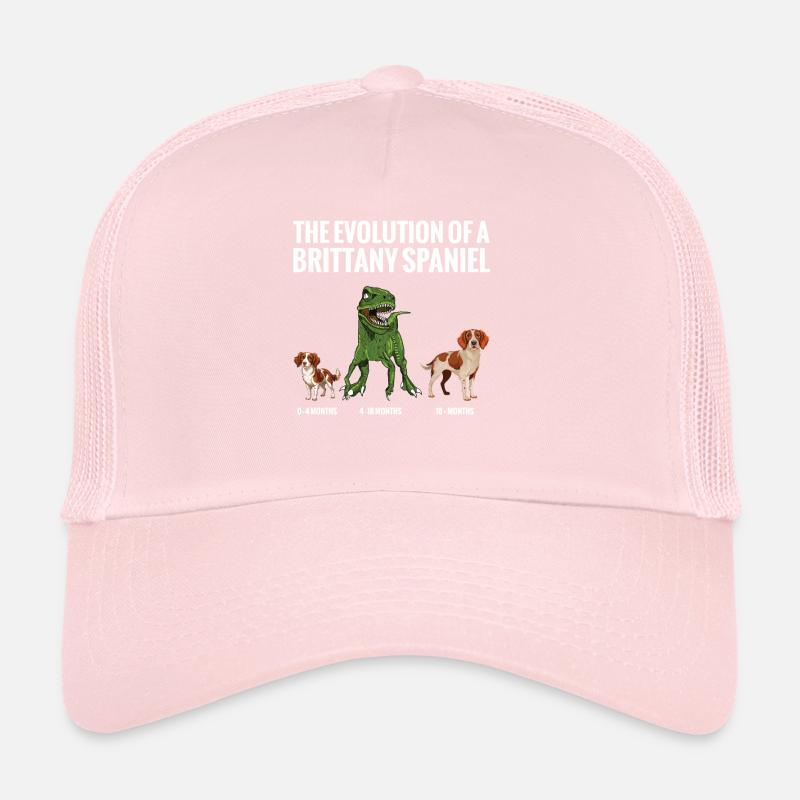 Die Evolution Eines Bretonischen Spaniel-hundes Trucker Cap