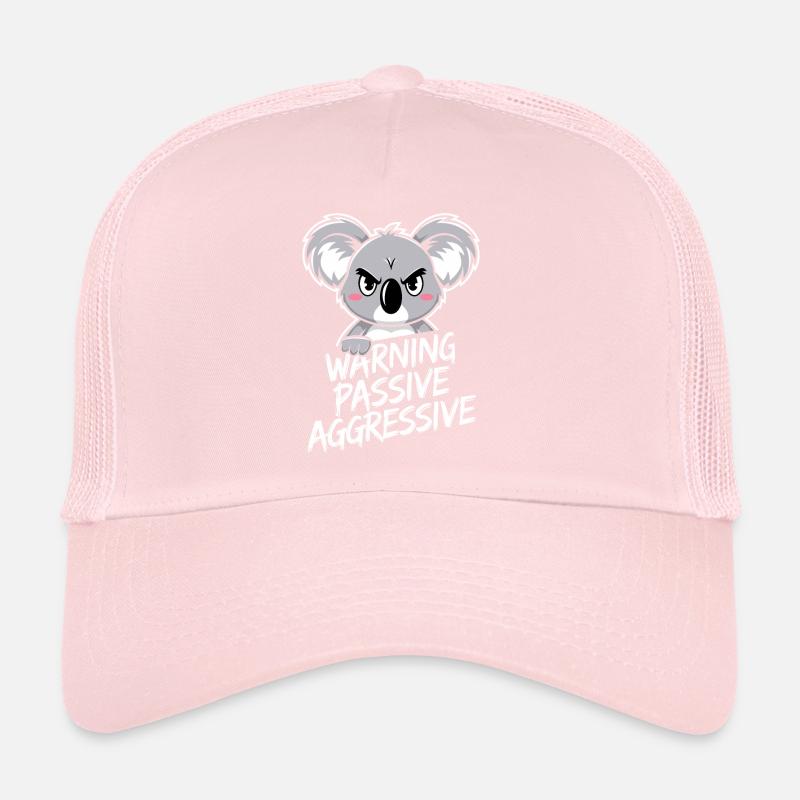 Warning Passive Aggressive Koala Humor Trucker Cap