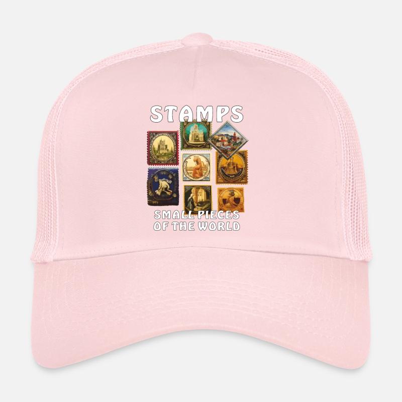 TIMBRES PETITS MORCEAUX DU MONDE Casquette trucker 