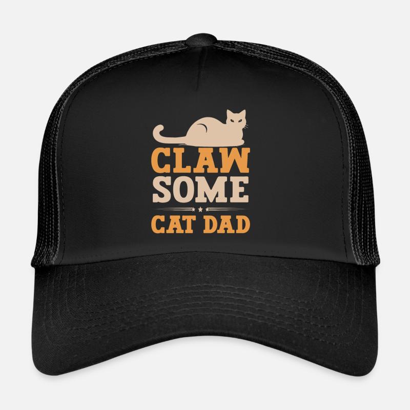 Cat Dad Gifts Trucker Cap