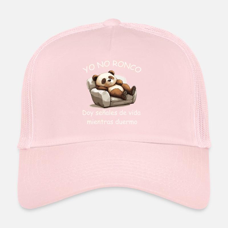YO NO RONCO â Citation de panda Humour espagnol Casquette trucker 
