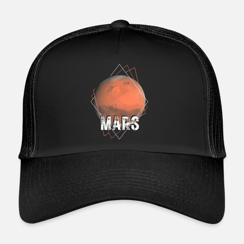 Mars Planet Trucker Cap