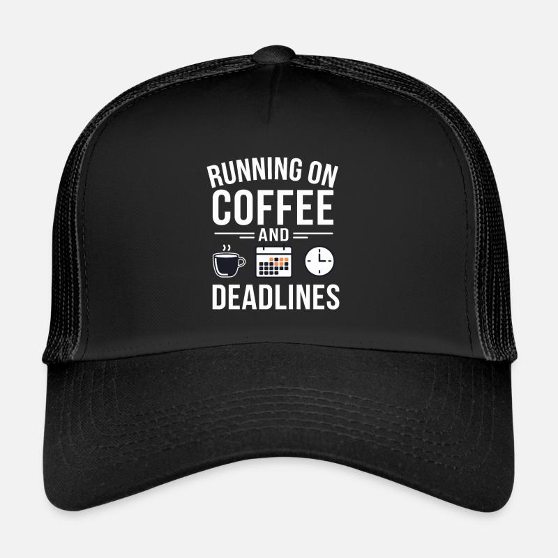 Date limite pour le café au bureau Casquette trucker 