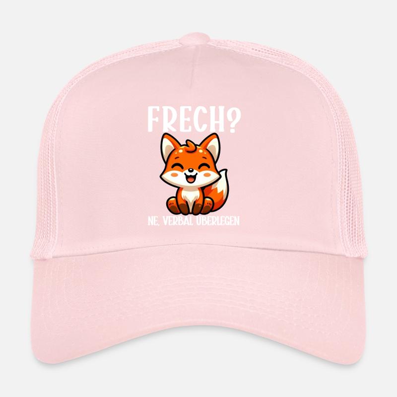 Naughty Ne Fox Sarcasm Funny Verbal Superior Trucker Cap