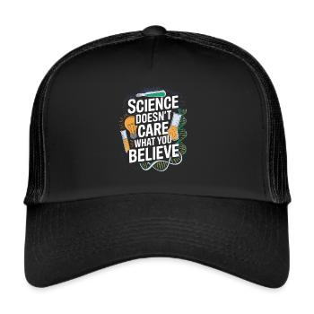 Atheists: Sayings of Science Research - Trucker Cap - black/black - Front