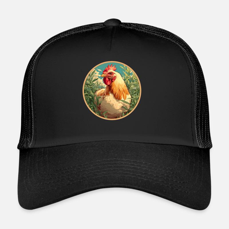 Rooster Roosters Rooster Trucker Cap