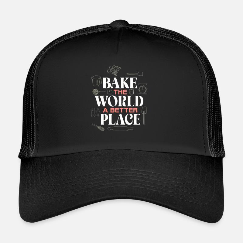 Cuire le monde un meilleur endroit – Cuisiner pour un Casquette trucker 
