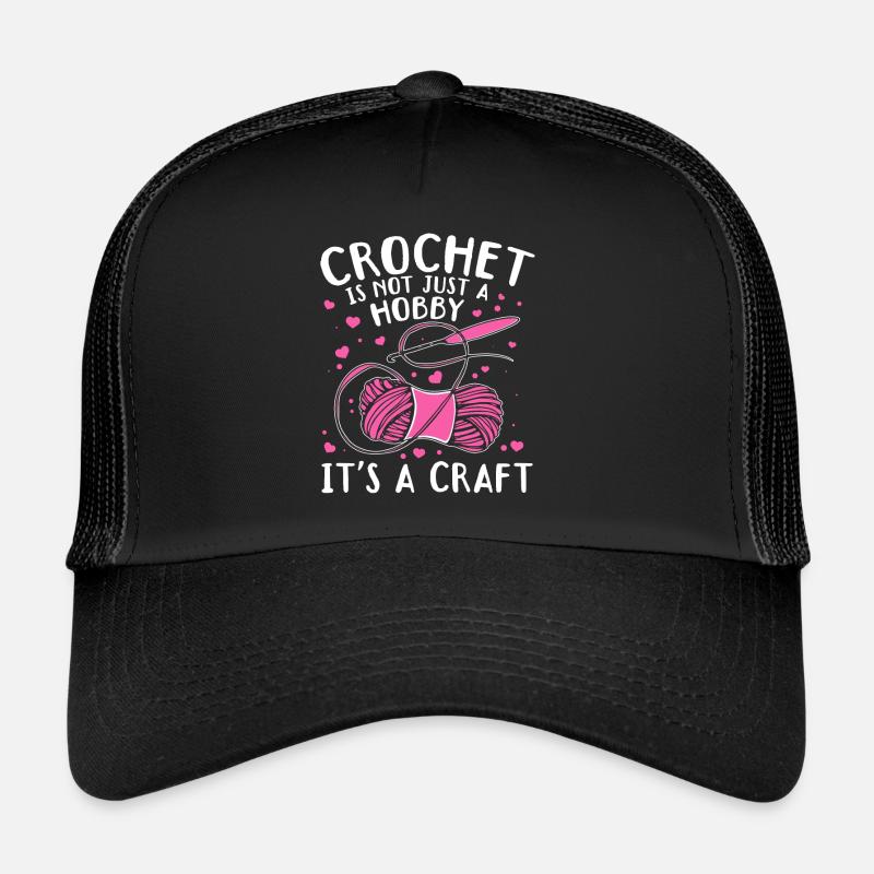 Le crochet n’est pas seulement un passe-temps, c’est un artisanat - Crochet Casquette trucker 
